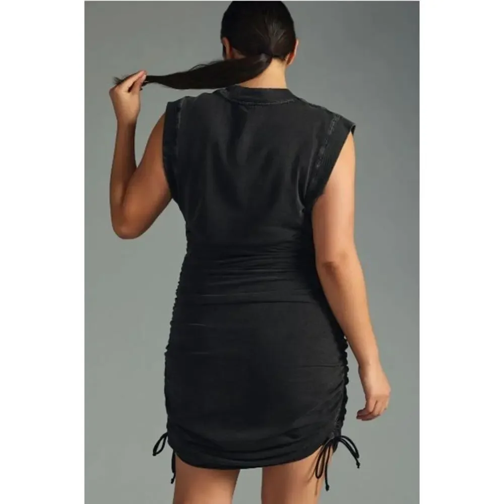 Daily Practice by Anthropologie Sleeveless Ruched Mini Dress - Size XL - Picture 5 of 8